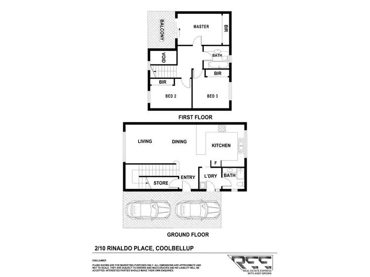 Floorplan of Homely house listing, 2/10 Rinaldo Place, Coolbellup WA 6163