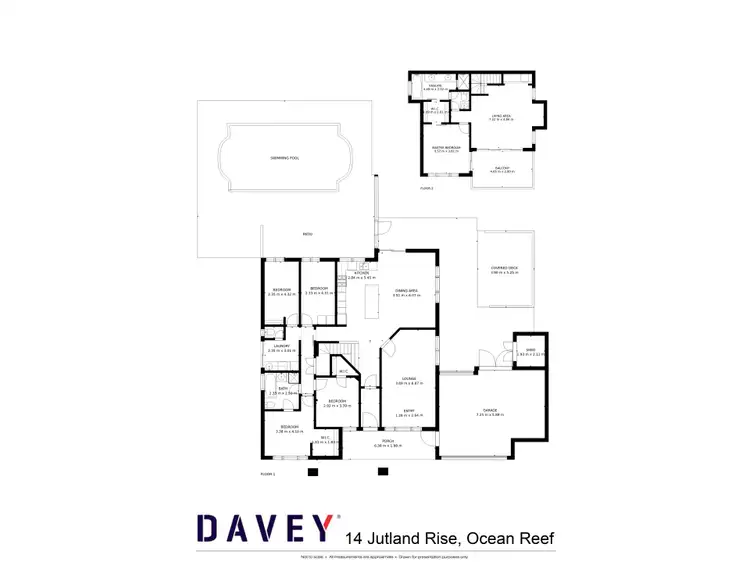 Floorplan of Homely house listing, 14 Jutland Rise, Ocean Reef WA 6027