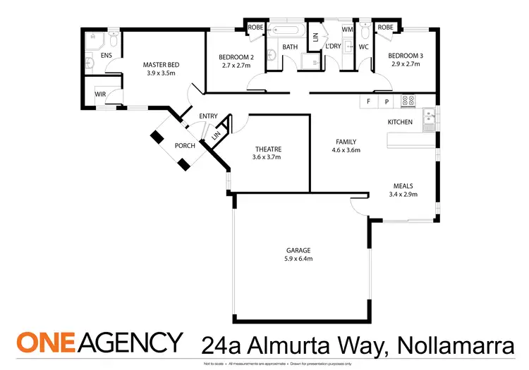 Floorplan of Homely house listing, 24A Almurta Way, Nollamara WA 6061