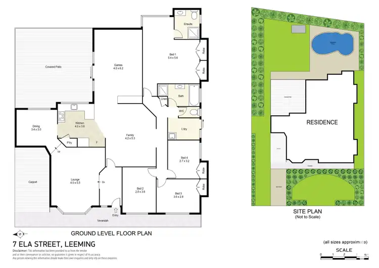 Floorplan of Homely house listing, 7 Ela Street, Leeming WA 6149