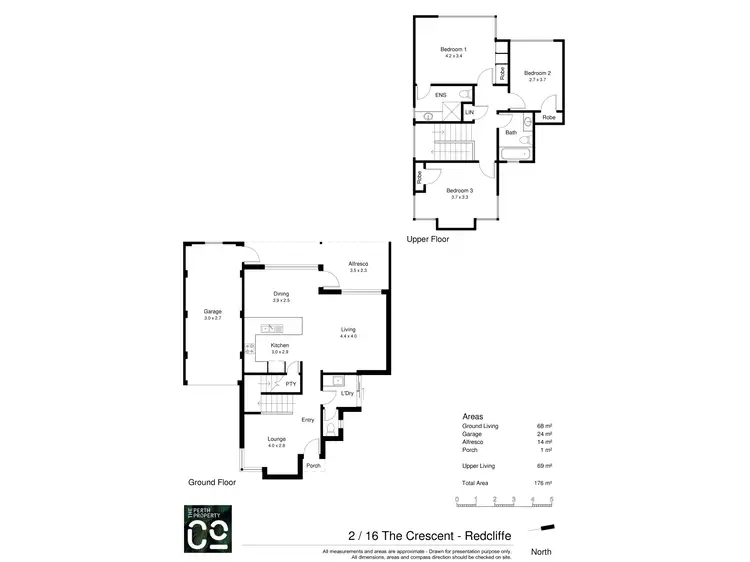Floorplan of Homely house listing, 2/16 The Crescent, Redcliffe WA 6104