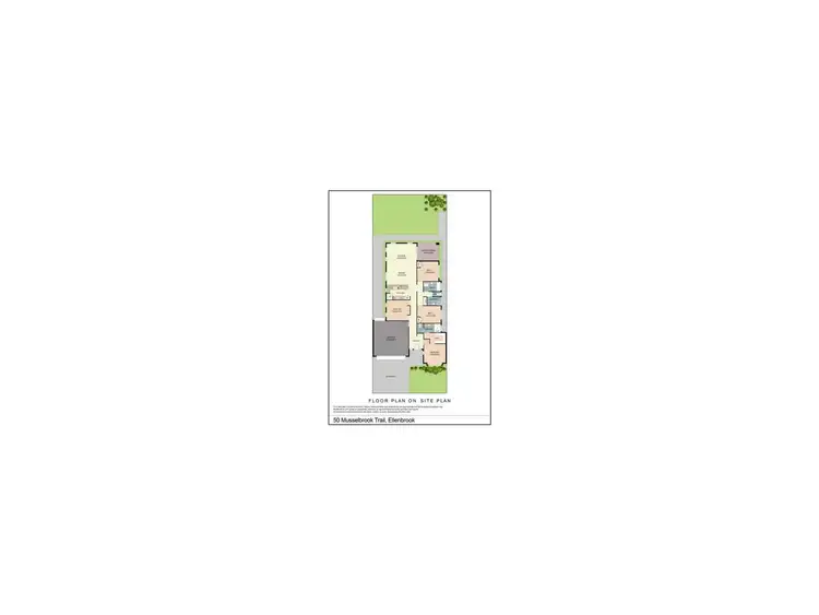 Floorplan of Homely house listing, 50 Musselbrook Trail, Ellenbrook WA 6069