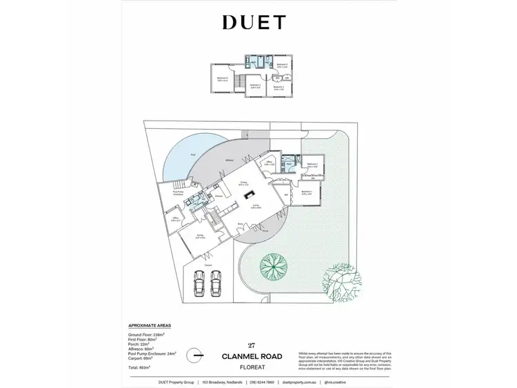 Floorplan of Homely house listing, 27 Clanmel Road, Floreat WA 6014