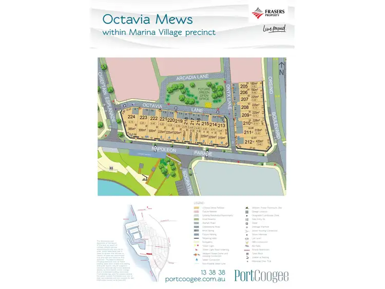 Floorplan of Homely land listing, Lot 206, Octavia Mews, North Coogee WA 6163