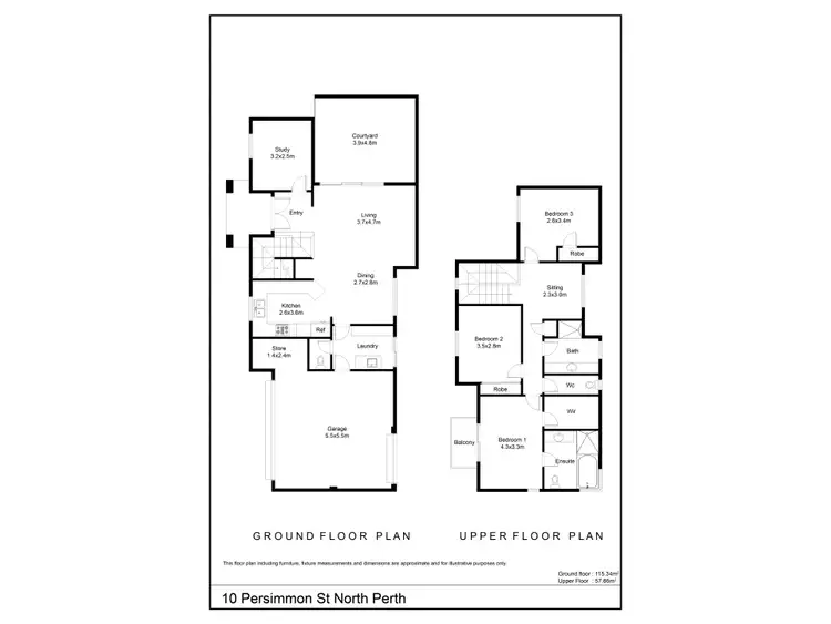 Floorplan of Homely house listing, 10 Persimmon Street, North Perth WA 6006
