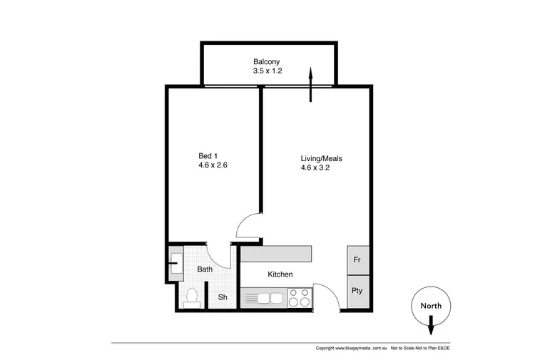 Floorplan of Homely apartment listing, 44/4 Dover Court, Mosman Park WA 6012