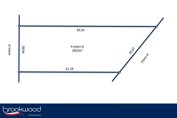 Floorplan of Homely land listing, 4 Evans Street, Mount Helena WA 6082