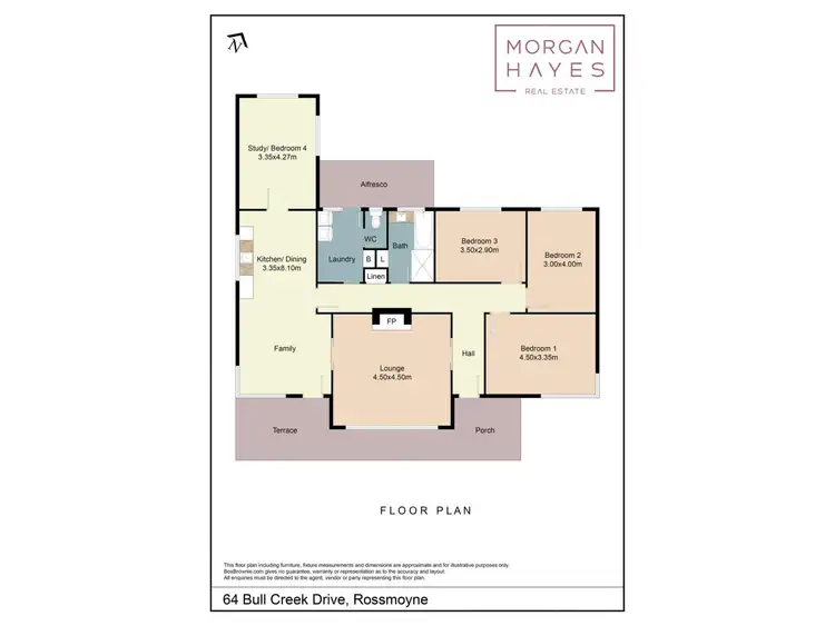 Floorplan of Homely house listing, 64 Bull Creek Road, Rossmoyne WA 6148