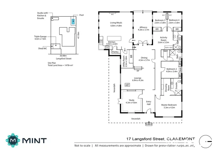 Floorplan of Homely house listing, 17 Langsford Street, Claremont WA 6010