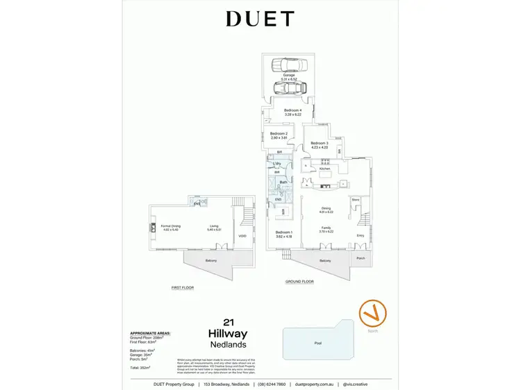 Floorplan of Homely house listing, 21 Hillway, Nedlands WA 6009