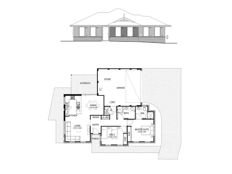 Floorplan of Homely house listing, 4A Simons Street, Coolbellup WA 6163