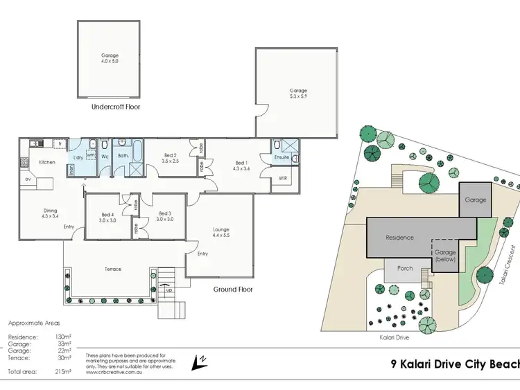 Floorplan of Homely house listing, 9 Kalari Drive, City Beach WA 6015
