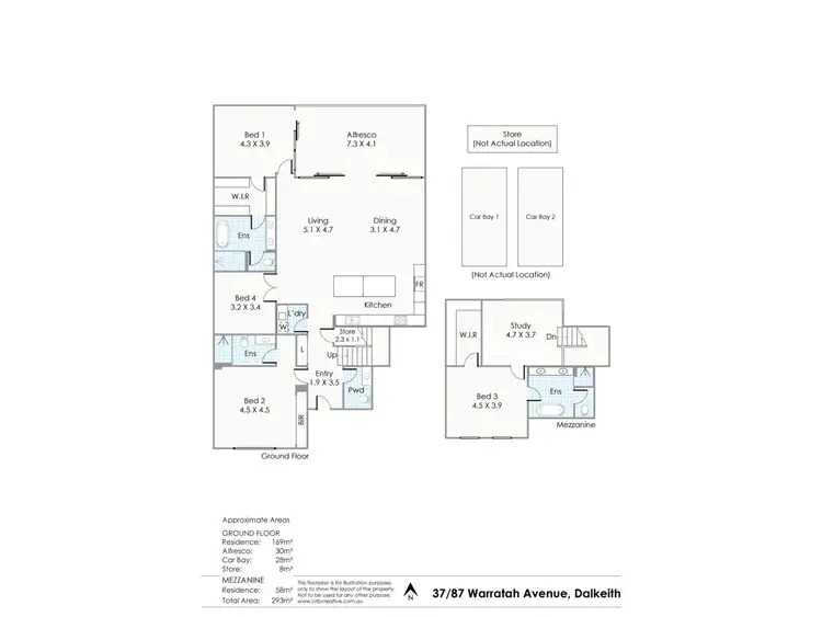 Floorplan of Homely apartment listing, 37/87 Waratah Avenue, Dalkeith WA 6009