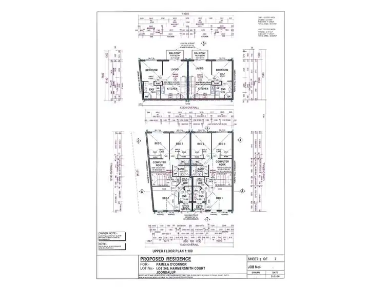 Floorplan of Homely townhouse listing, 15B Hammersmith Court, Joondalup WA 6027