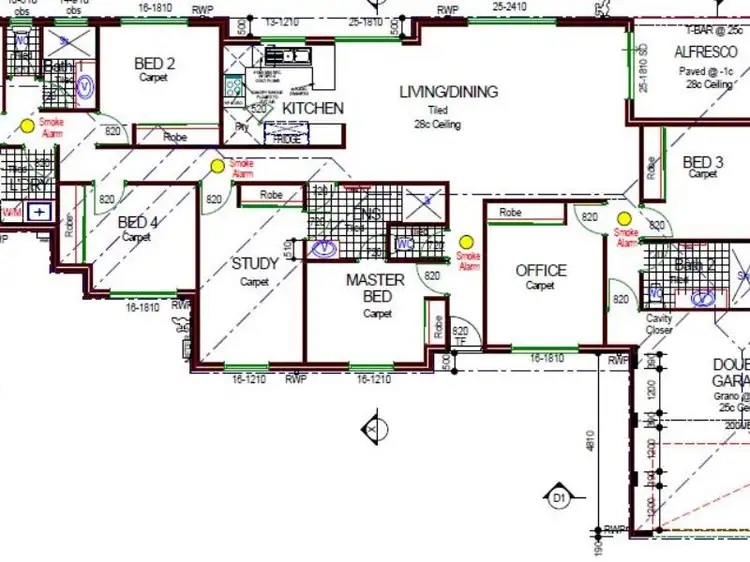 Floorplan of Homely semi-detached listing, 21a Bersica Court, Kardinya WA 6163