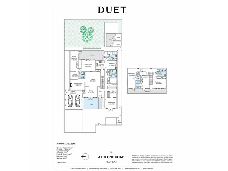 Floorplan of Homely house listing, 18 Athlone Road, Floreat WA 6014