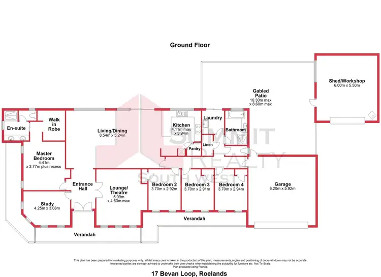 Floorplan of Homely house listing, 17 Bevan Loop, Roelands WA 6226