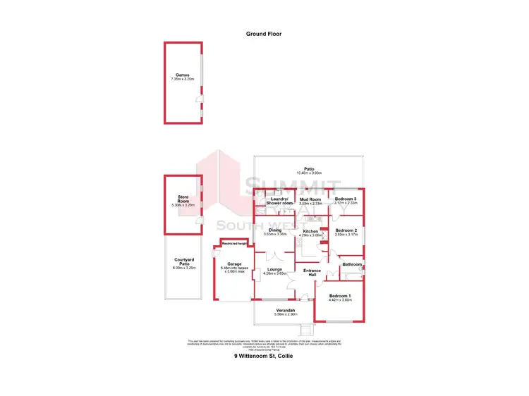 Floorplan of Homely house listing, 9 Wittenoom Street, Collie WA 6225