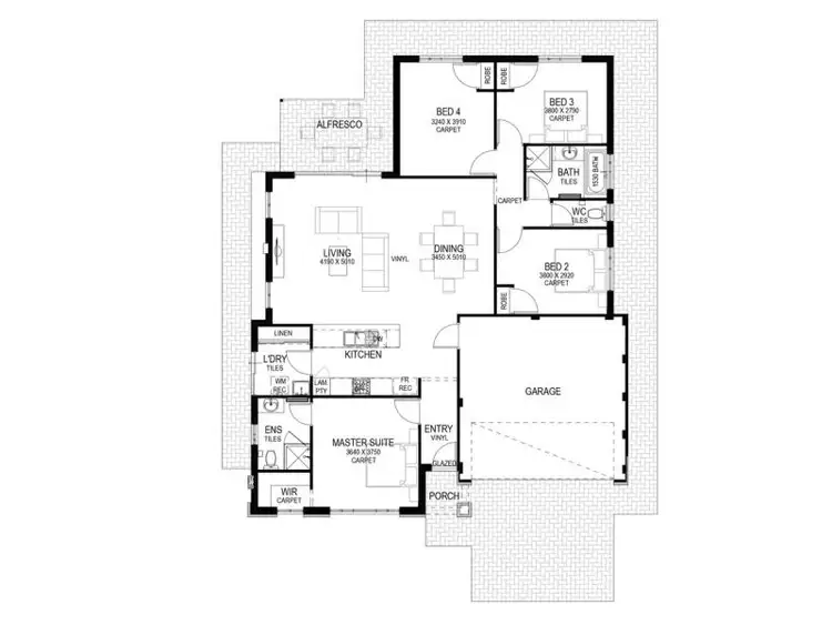 Floorplan of Homely house listing, 8 Faller Road, Baldivis WA 6171