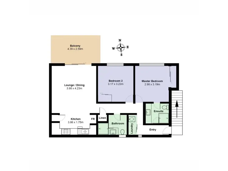 Floorplan of Homely apartment listing, 7/26 Beechboro Road South, Bayswater WA 6053