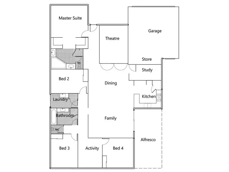 Floorplan of Homely house listing, 47 Riverina Parade, Munster WA 6166