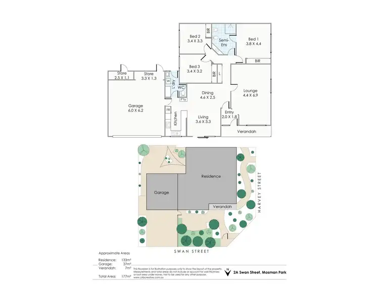 Floorplan of Homely house listing, 2A Swan Street, Mosman Park WA 6012