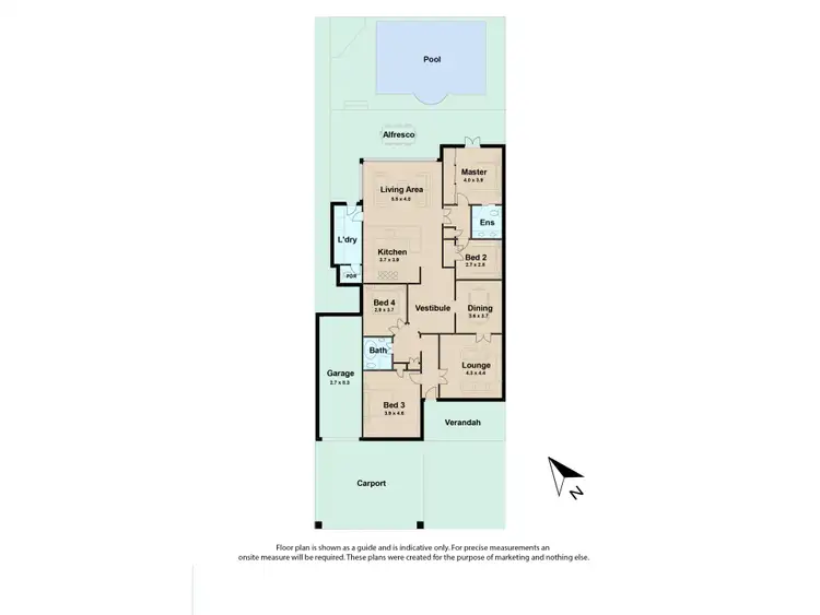 Floorplan of Homely house listing, 34 Harcourt Street, Inglewood WA 6052
