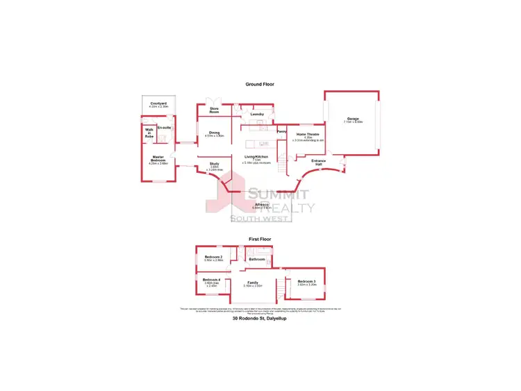 Floorplan of Homely house listing, 30 Rodondo Street, Dalyellup WA 6230