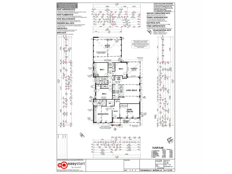 Floorplan of Homely house listing, 13 Dardanup Lane, Baldivis WA 6171