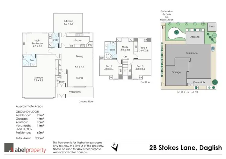Floorplan of Homely house listing, 2B Nash Street, Daglish WA 6008