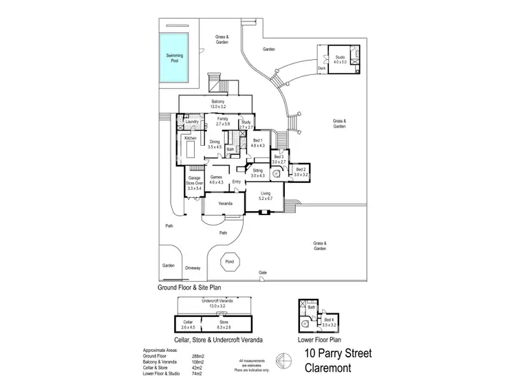 Floorplan of Homely house listing, 10 Parry Street, Claremont WA 6010
