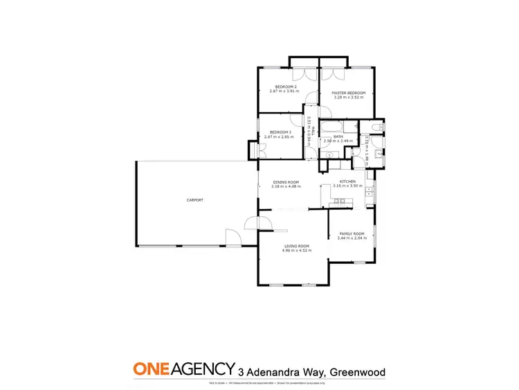 Floorplan of Homely house listing, 3 Adenandra Way, Greenwood WA 6024