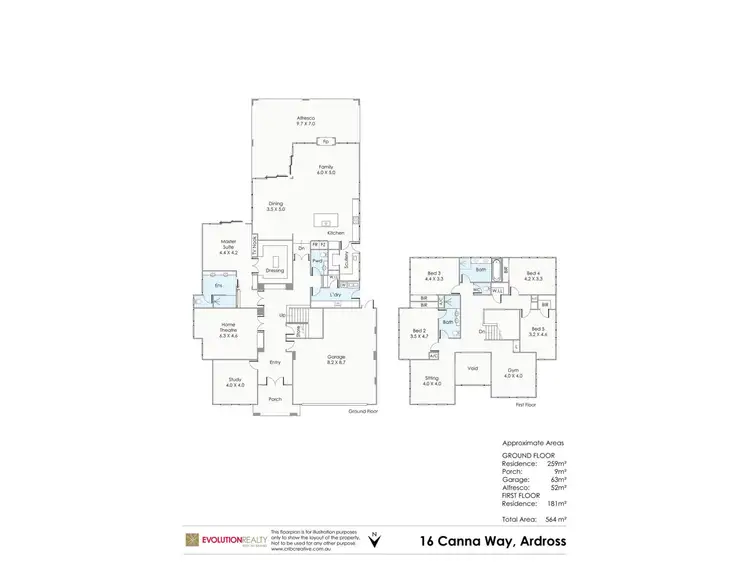 Floorplan of Homely house listing, 16 Canna Way, Ardross WA 6153