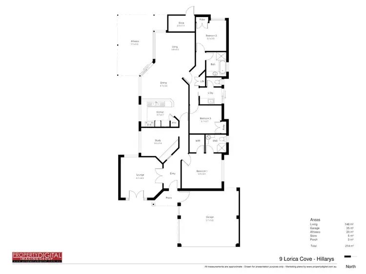 Floorplan of Homely house listing, 9 Lorica Cove, Hillarys WA 6025