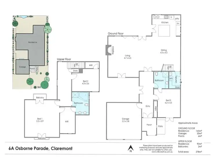 Floorplan of Homely house listing, 6A Osborne Parade, Claremont WA 6010