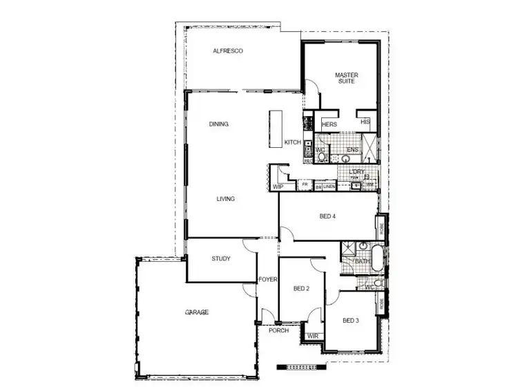Floorplan of Homely house listing, 32 Santorini Loop, Binningup WA 6233