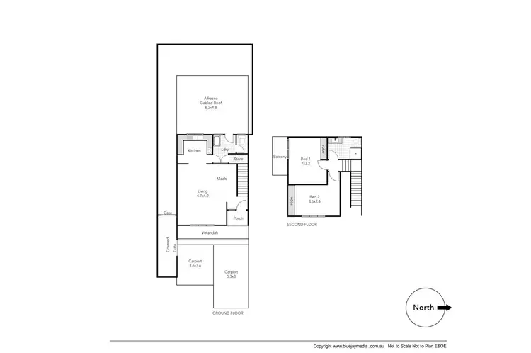 Floorplan of Homely townhouse listing, 13/1 Preston Point Road, East Fremantle WA 6158