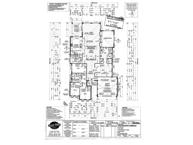 Floorplan of Homely house listing, 33 Frankenia Turn, Success WA 6164