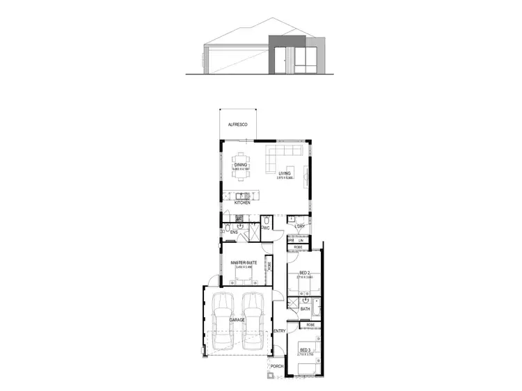 Floorplan of Homely house listing, 208 Lord Street, Caversham WA 6055