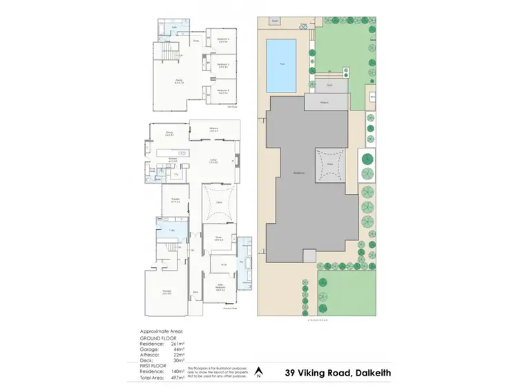 Floorplan of Homely house listing, 39 Viking Road, Dalkeith WA 6009