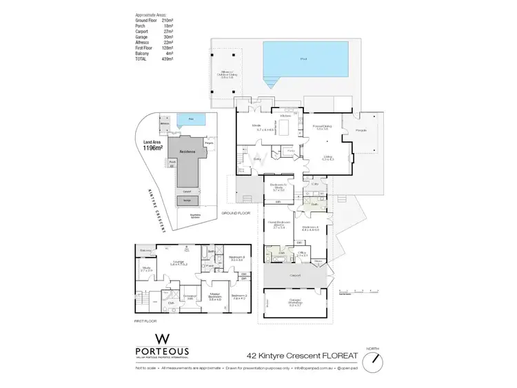 Floorplan of Homely house listing, 42 Kintyre Crescent, Floreat WA 6014