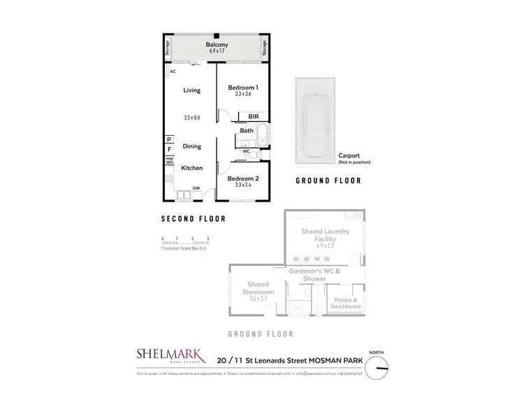 Floorplan of Homely apartment listing, 20/11-15 St Leonards Street, Mosman Park WA 6012