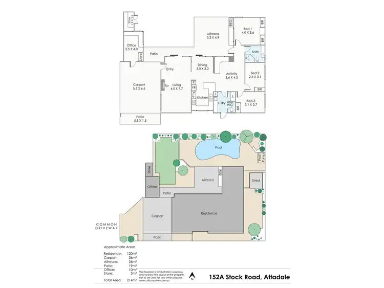 Floorplan of Homely house listing, 152A Stock Road, Attadale WA 6156