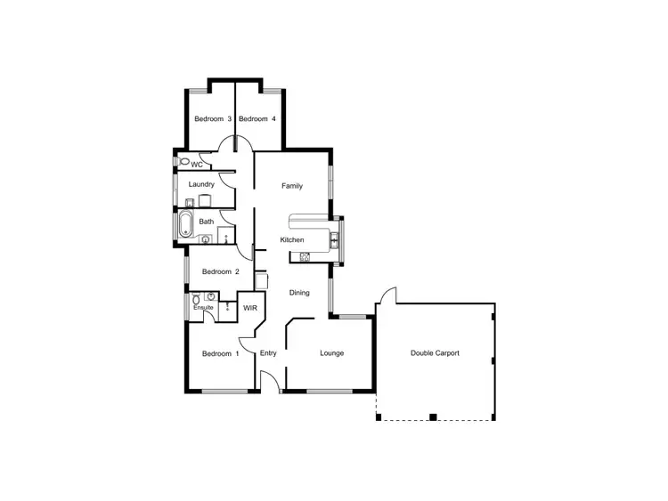 Floorplan of Homely house listing, 21 Green Way, Leschenault WA 6233