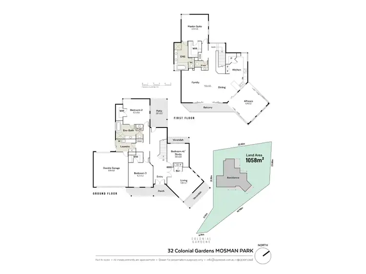 Floorplan of Homely house listing, 32 Colonial Gardens, Mosman Park WA 6012