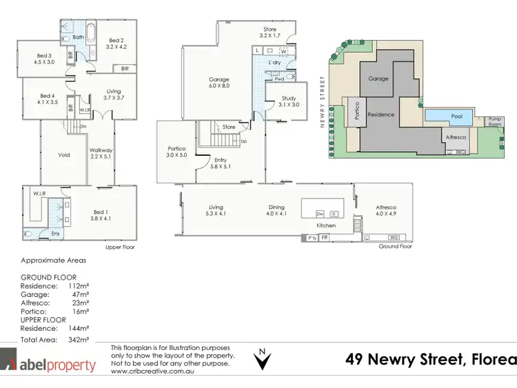 Floorplan of Homely house listing, 49 Newry Street, Floreat WA 6014