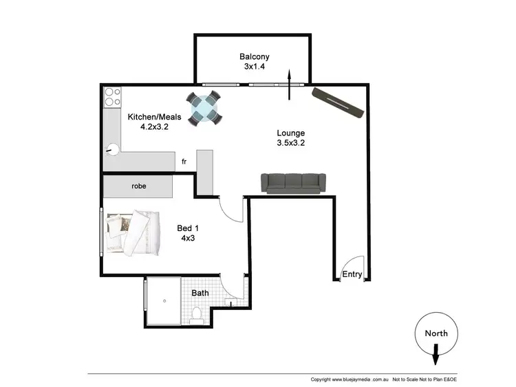 Floorplan of Homely apartment listing, 114/4 Dover Court, Mosman Park WA 6012