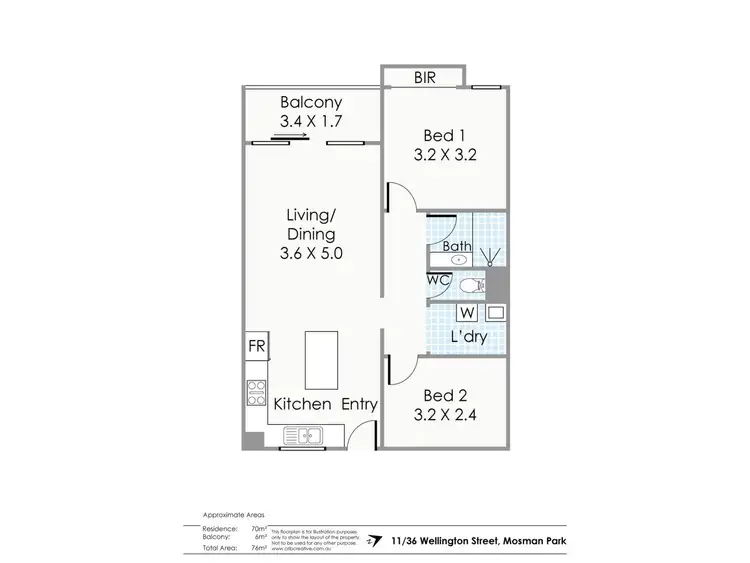 Floorplan of Homely unit listing, 11/36 Wellington Street, Mosman Park WA 6012