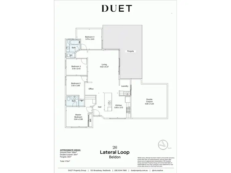Floorplan of Homely house listing, 26 Lateral Loop, Beldon WA 6027