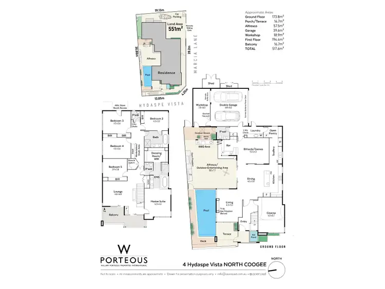 Floorplan of Homely house listing, 4 Hydaspe Vista, North Coogee WA 6163